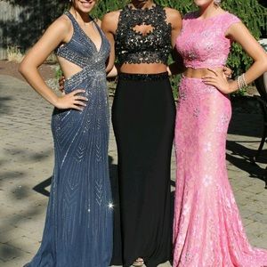 Two piece formal dress